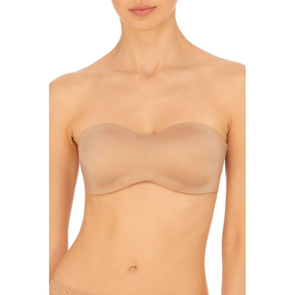 🆕NATORI Adapt Bandeau Strapless Convertible Underwire Bra Beige 36DDD #729313